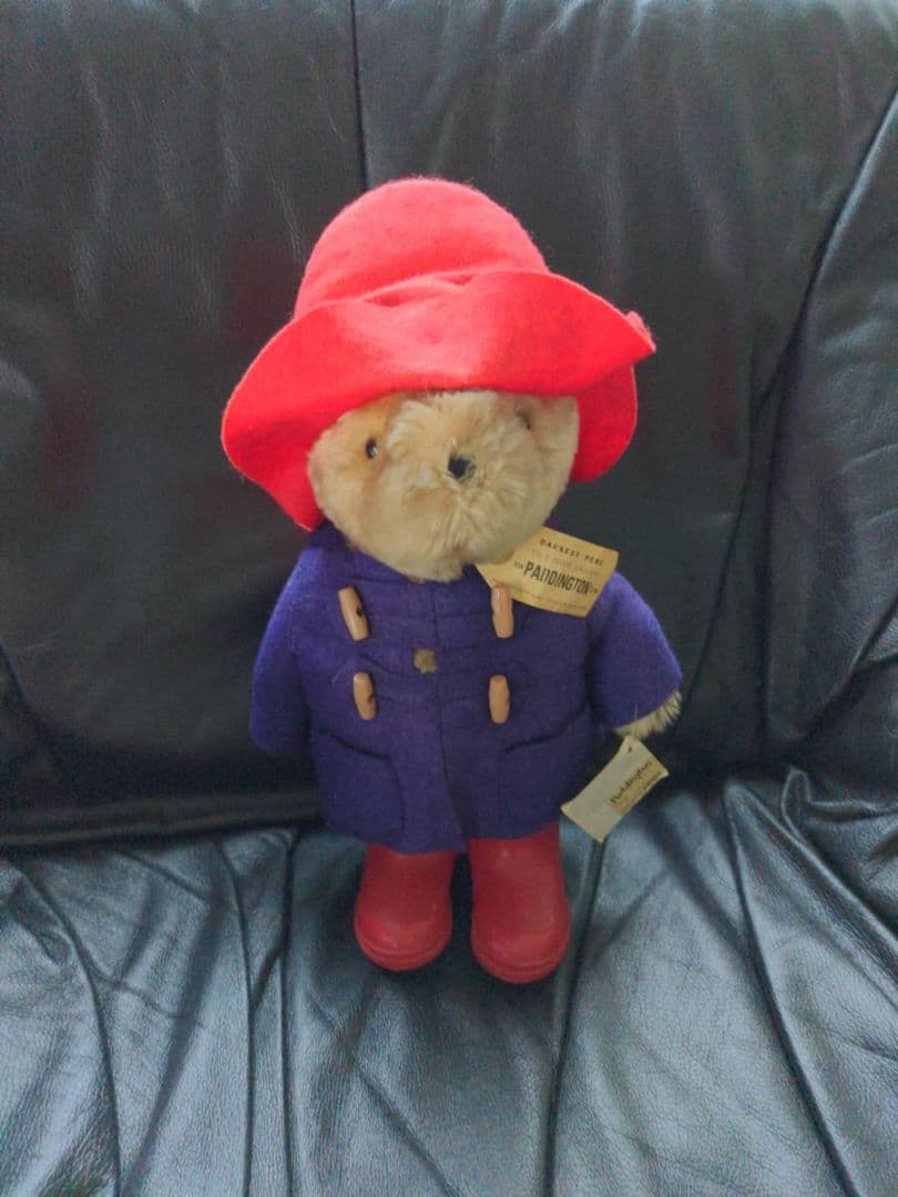 パディントン❤パディントンベア❤ぬいぐるみ❤Eden社製❤紙タグ付❤1981年