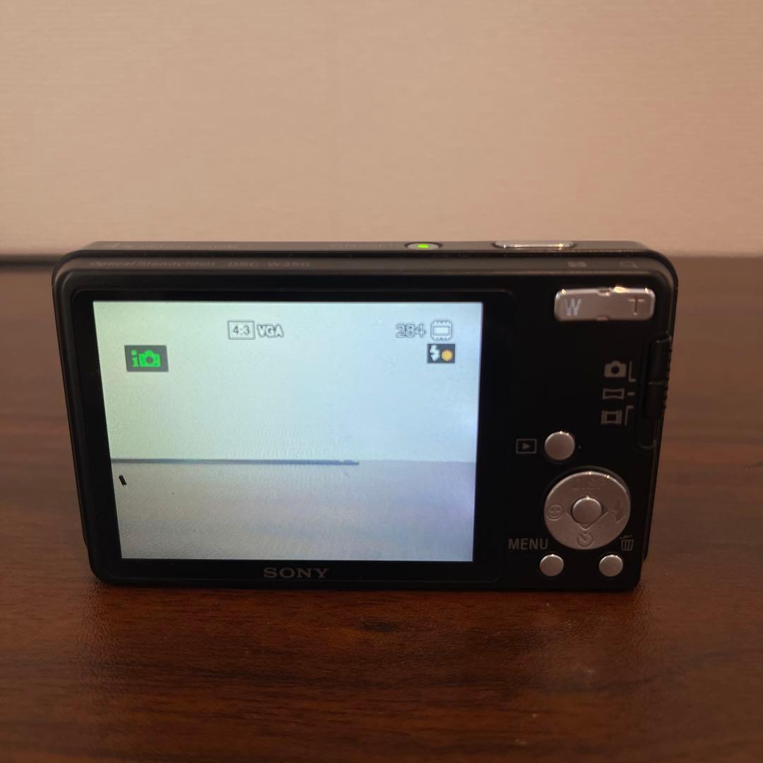 3997 Sony ソニー Cyber-shot W350 ブラック デジカメ