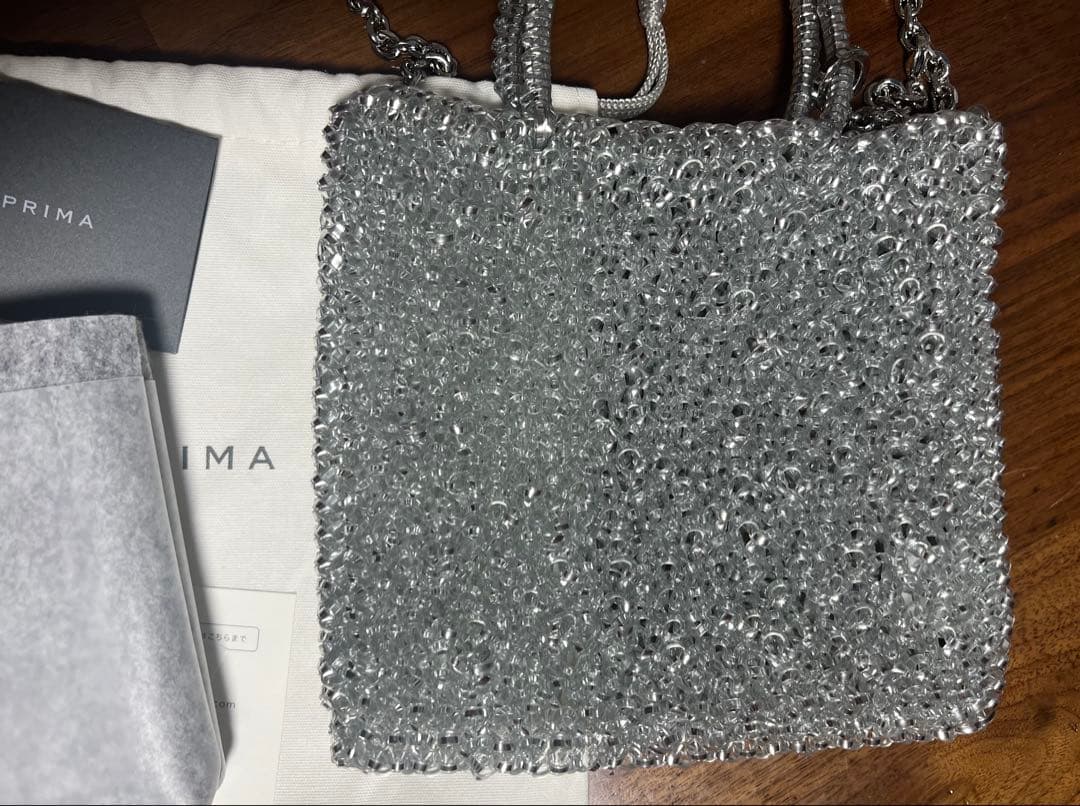 ANTEPRIMA ミニアトゥーラシルバー インナーバッグ付き