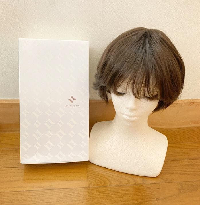 ミント　リネアストリア「天使のカジュアルショート」ダークブラウンM