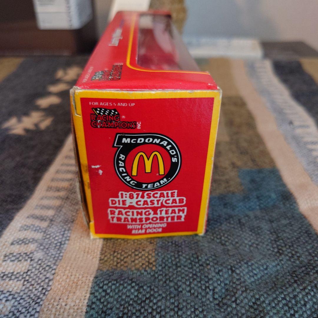 マクドナルド　 Larry Minor トレーラー 　レーシングチーム　ミニカー