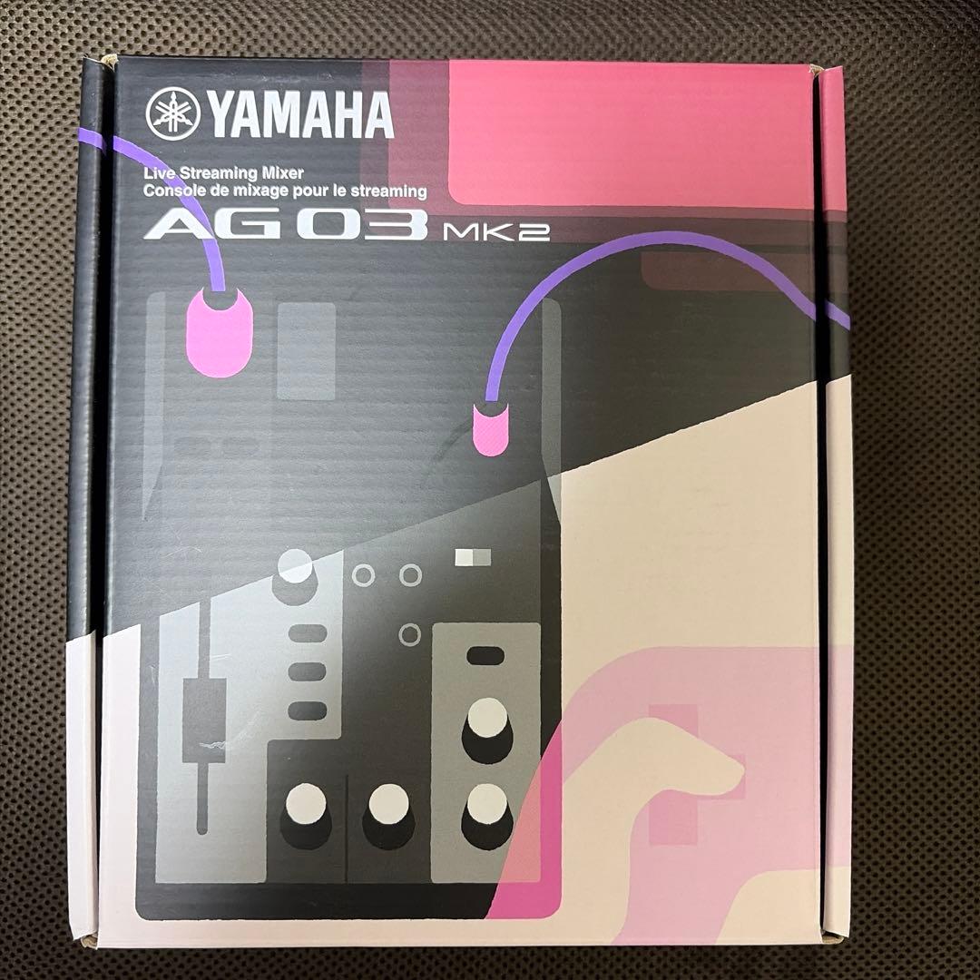ヤマハ　ライブストリーミングミキサー 3チャンネル ブラック AG03MK2