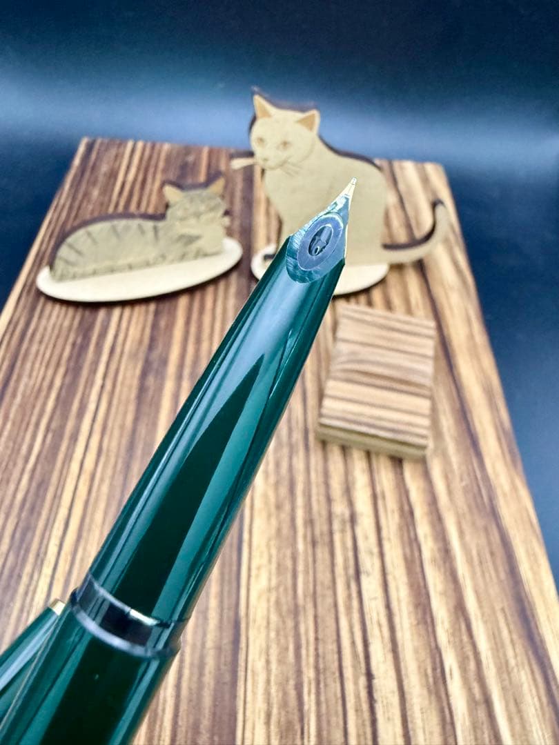 MONTBLANC 万年筆 NO.320 初期型 グリーン EF