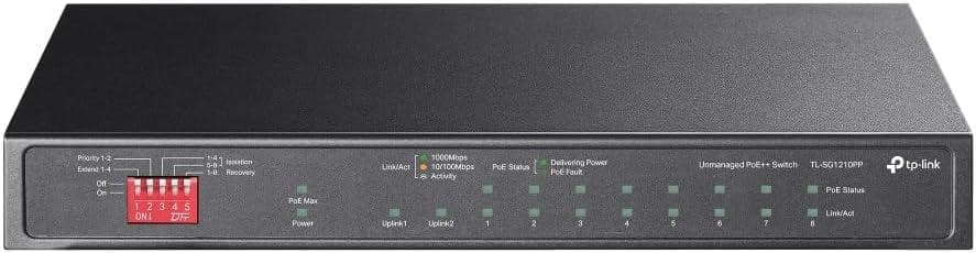 新品 TP-LINK 10ポートギガビット スイッチ TL-SG1210PP