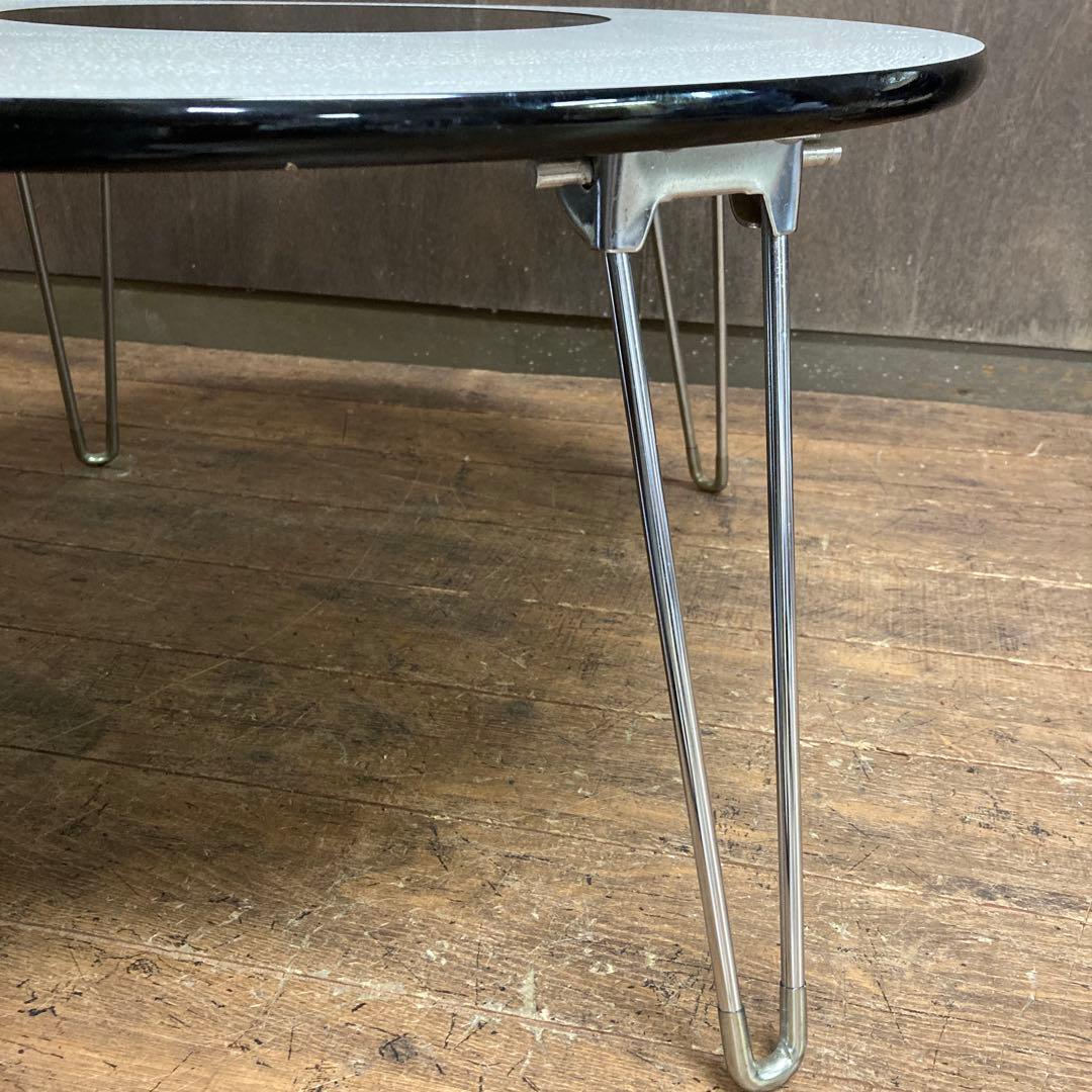 B3北欧レトロ マボ ローテーブル 折りたたみテーブル 丸テーブル 円形テーブル