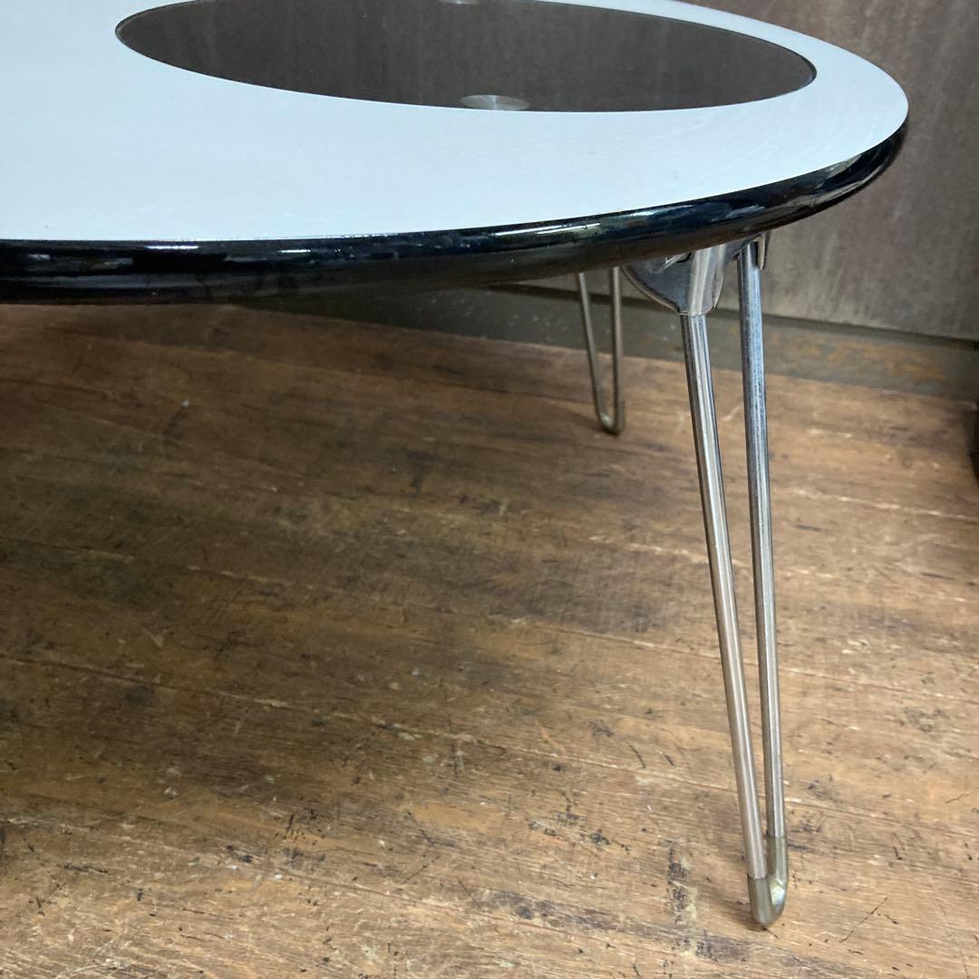 B3北欧レトロ マボ ローテーブル 折りたたみテーブル 丸テーブル 円形テーブル