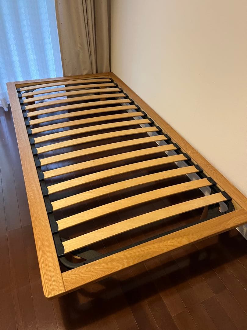 7/23まで【無印良品】送料込☆木製ベッドフレーム シングル