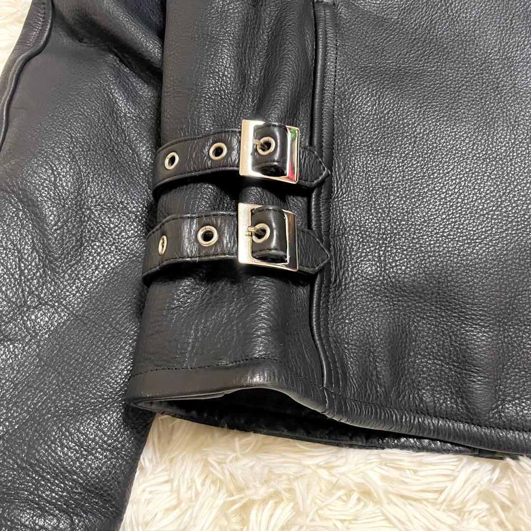 ✨極美品✨KADOYA シングルライダース ブラック ライナー付 XLサイズ