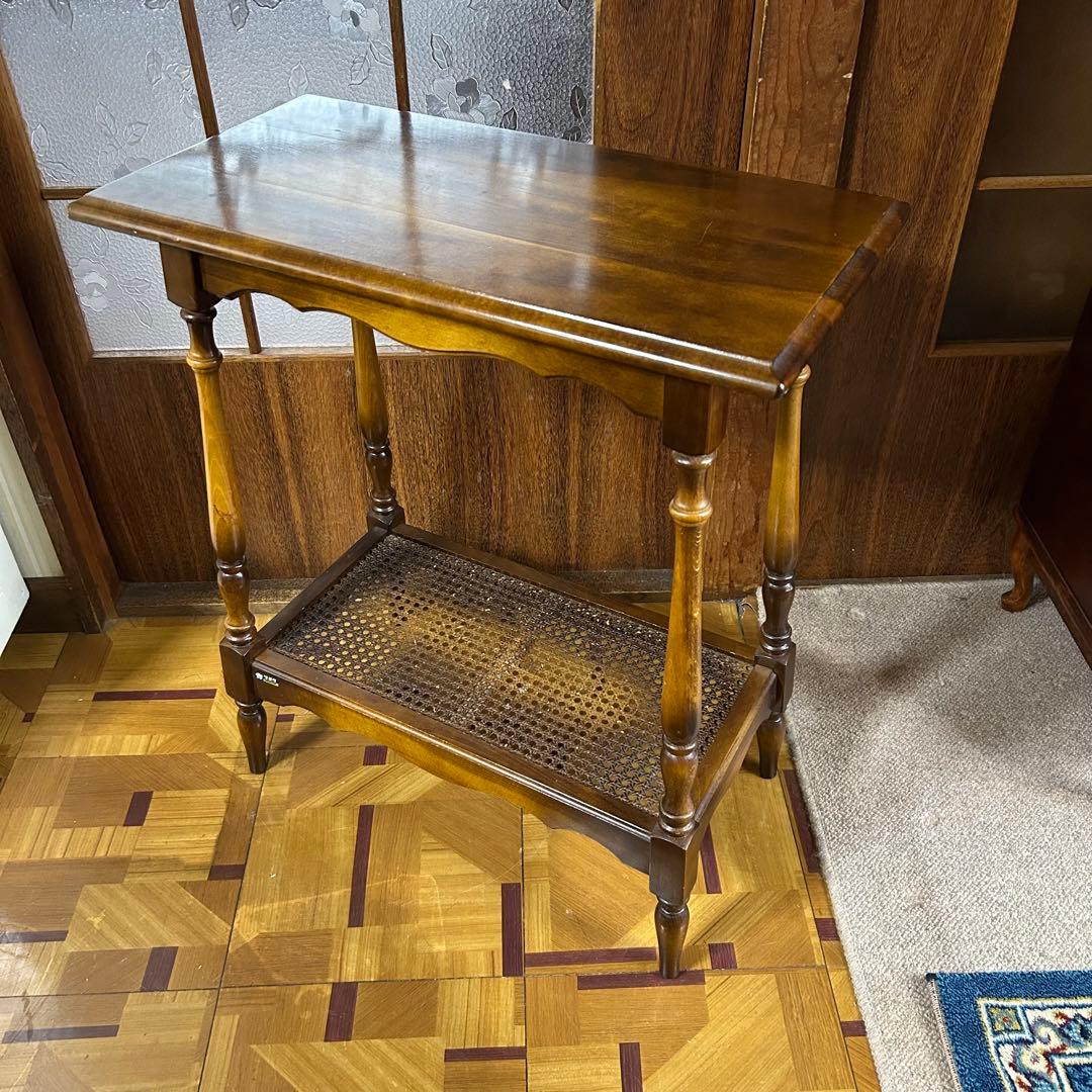 カリモク 花台 鉢台 電話台