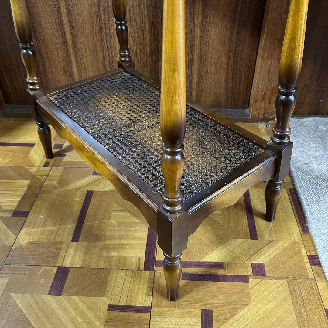 カリモク 花台 鉢台 電話台