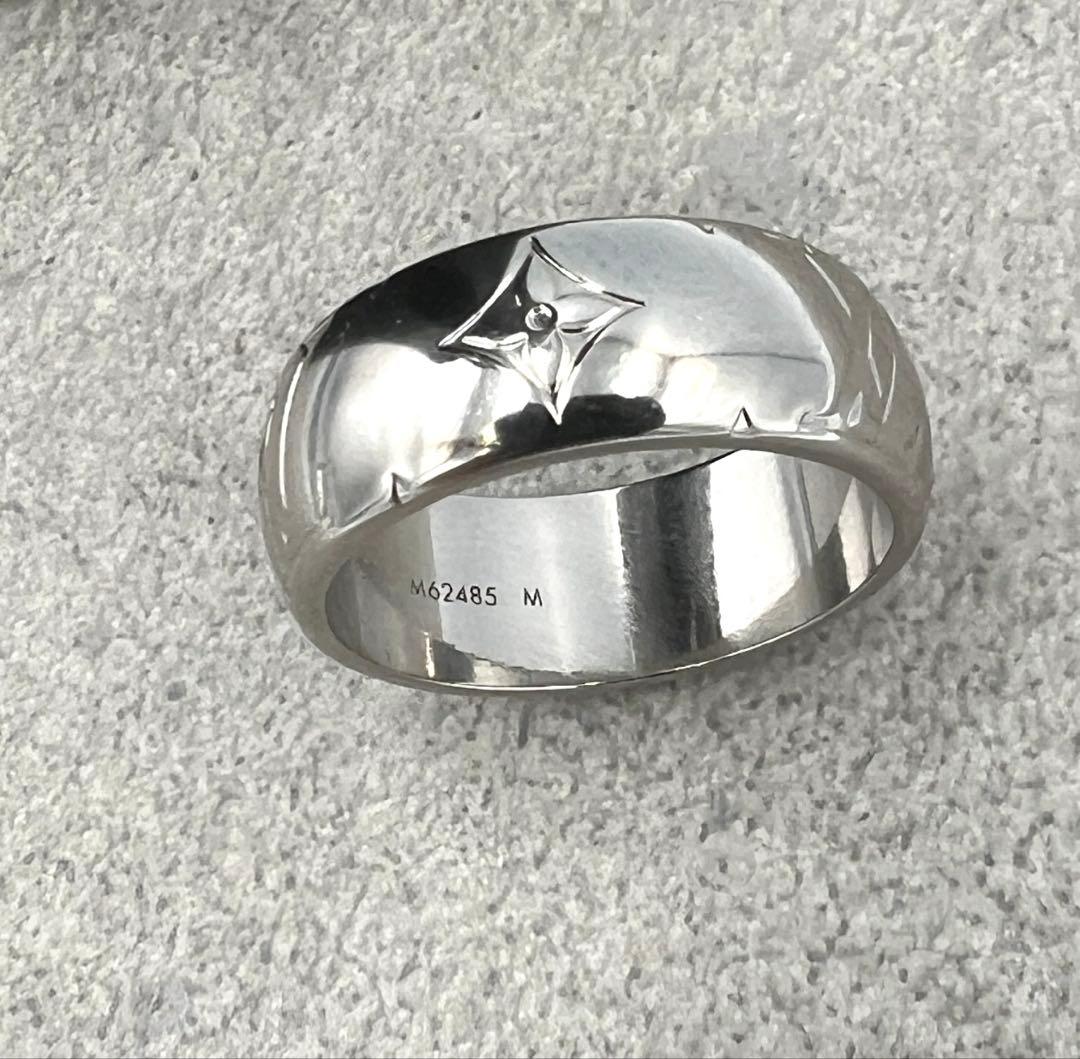 【美品】 louis vuittonルイヴィトン モノグラム リング 19号