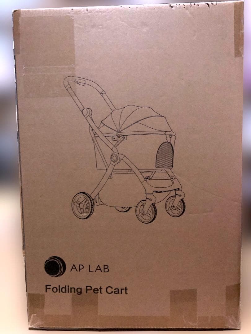 【残り１】AiryFoldペットキャリー カゴ付き折り畳みOK 360度回転ホイ