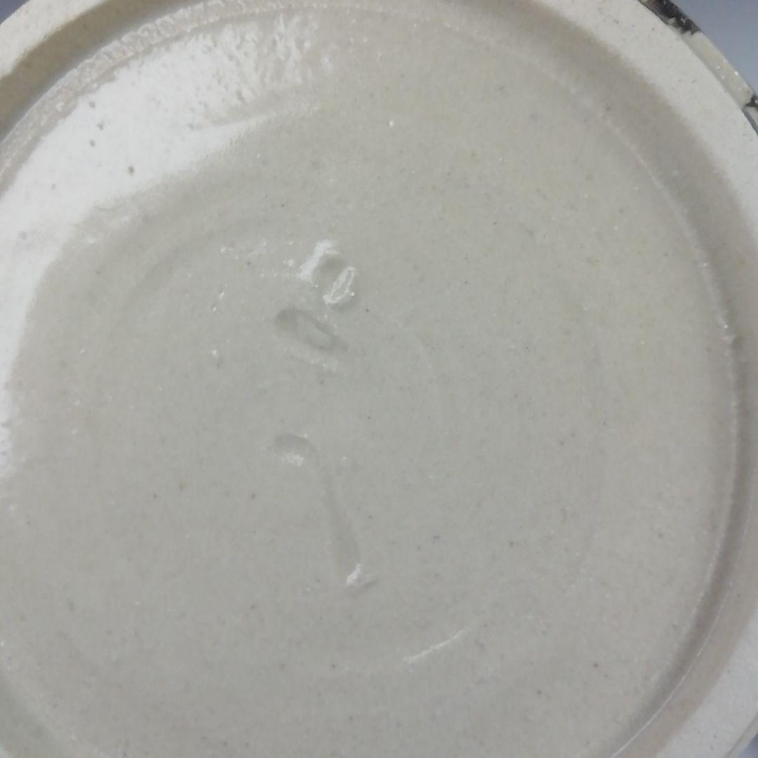 Ｔ４８０　建水　『織部焼』『瀧川恵美子 作』　共箱　茶道具