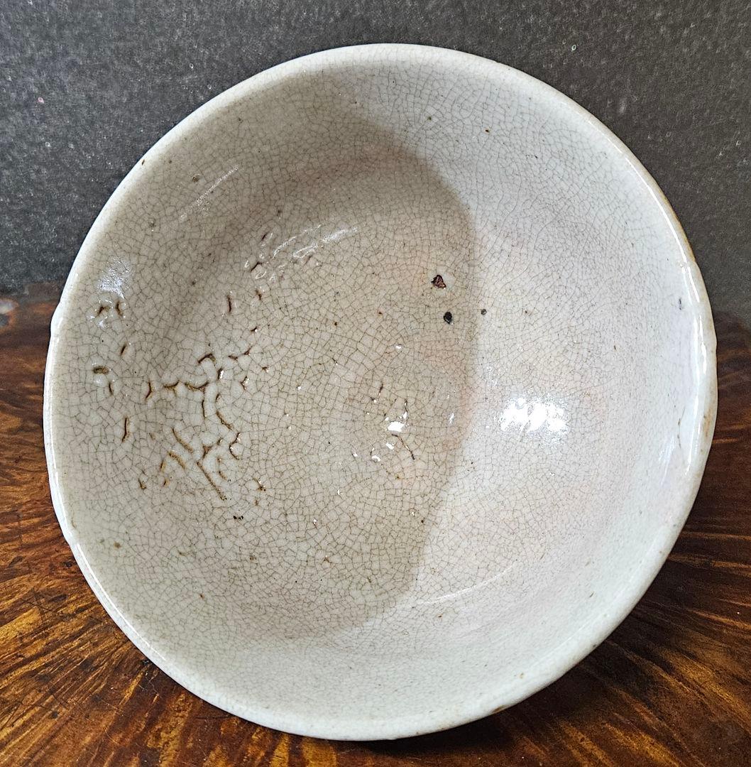 【名品❗】李氏朝鮮時代　李朝　井戸茶碗　高麗茶碗　梅花皮高台　古渡り茶碗　茶道具