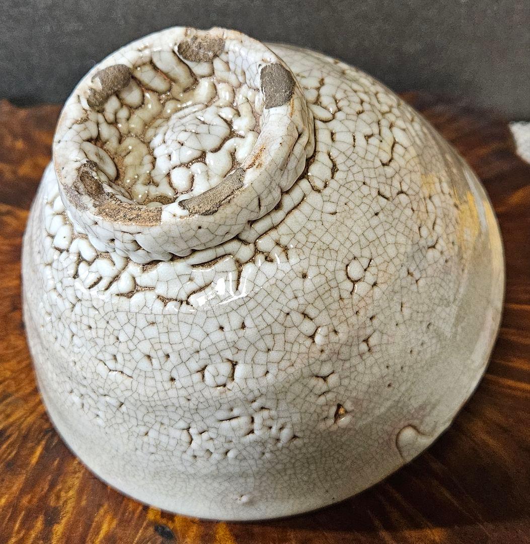 【名品❗】李氏朝鮮時代　李朝　井戸茶碗　高麗茶碗　梅花皮高台　古渡り茶碗　茶道具