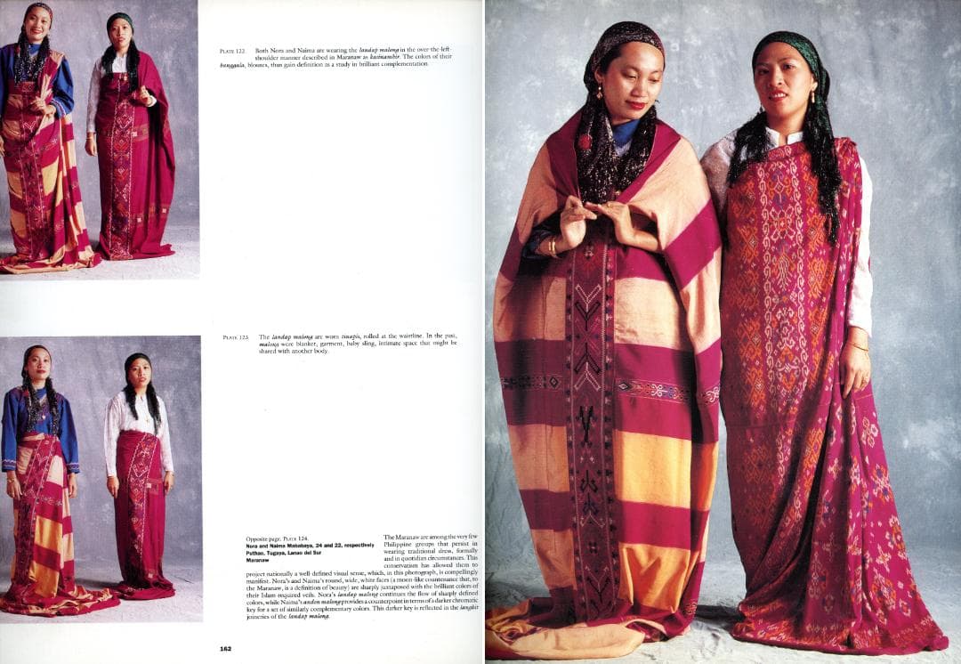 フィリピン　ミンダナオ島マラナオ族　大型筒状衣　malong a landep