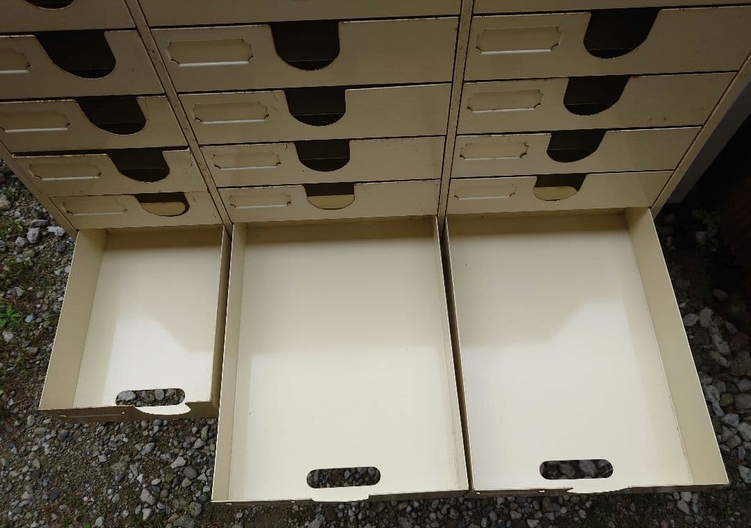 6段 スチール レターケース 引出し 小物入れ 書類ケース オフィス家具 レトロ