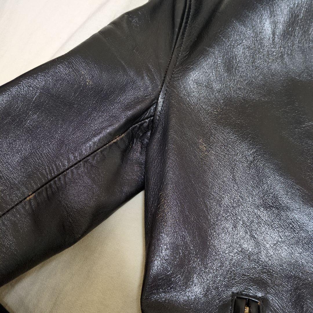 Y2LEATHER シングルライダース 38 茶芯 馬革