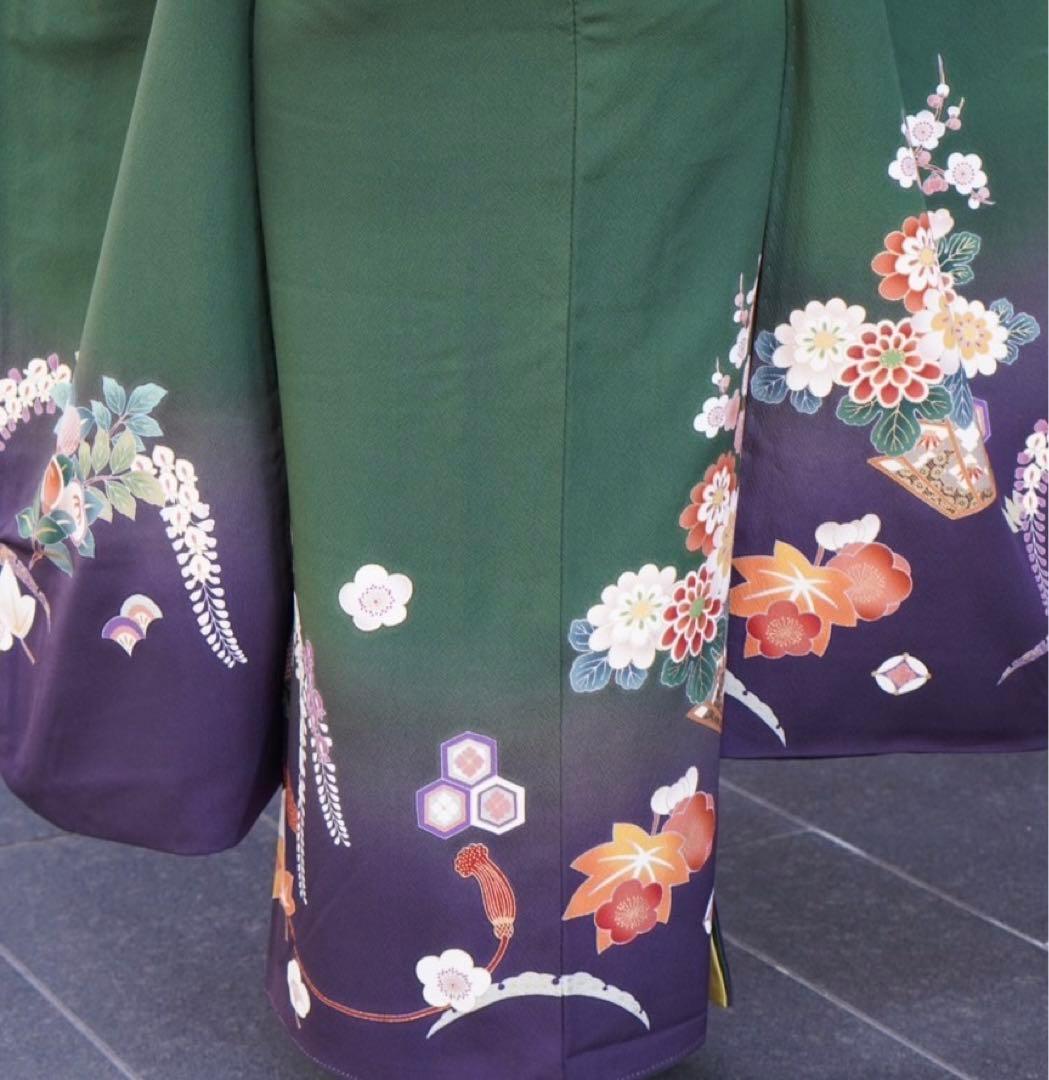 ジャスティス　振袖フルセット【51】正絹　成人式　卒業式