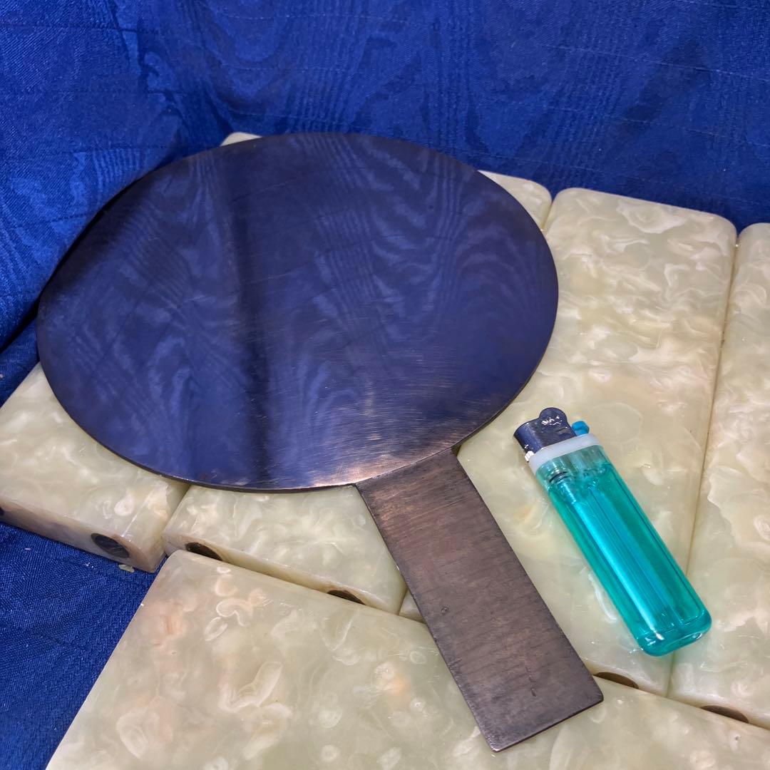 銅鏡　古美術　時代物　鏡面磨き