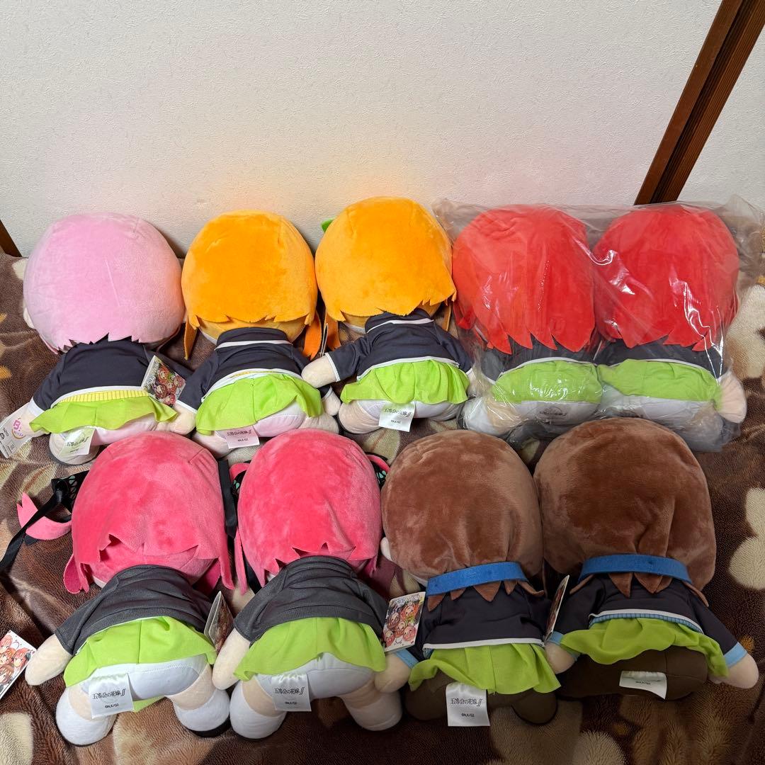 五等分の花嫁 BIGぬいぐるみ タグ付き 未使用 未開封品有