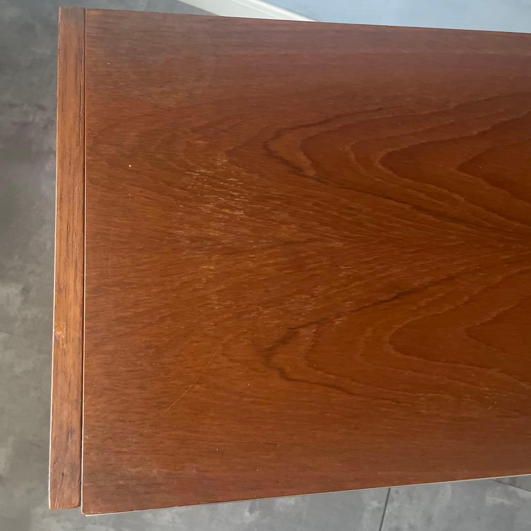 vintage euro　チーク サイドテーブル　ソーイングテーブル　チェスト