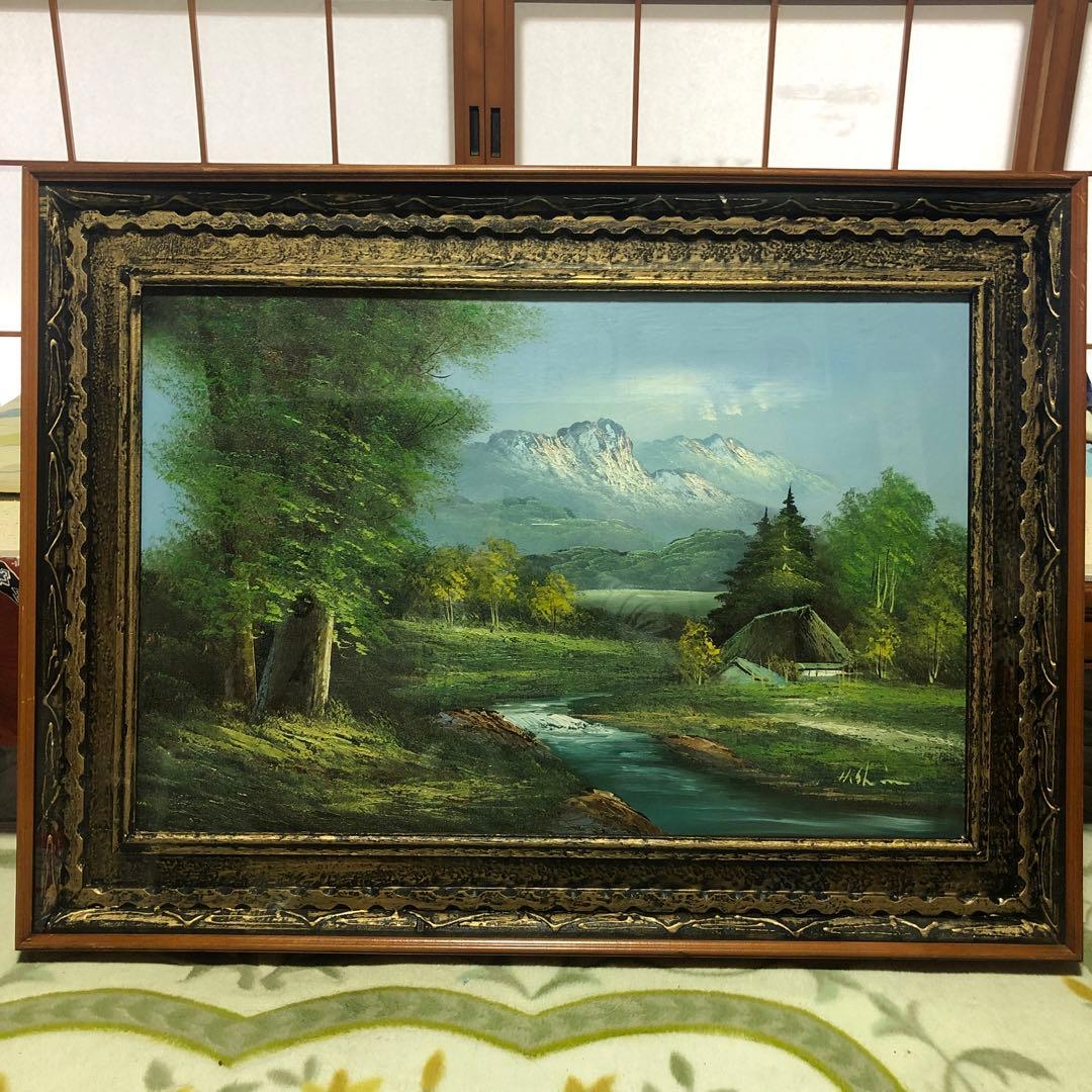 ［値下げ相談⭕️］風景画 油彩 H.S.