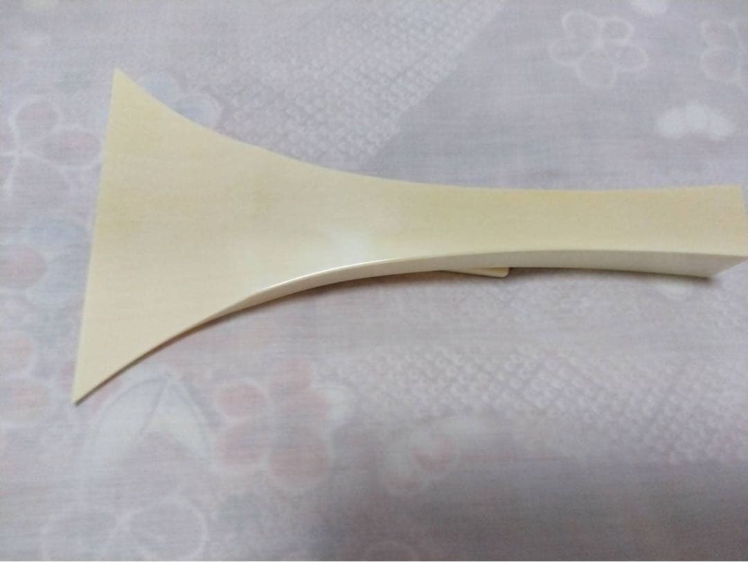 【超美品】最高級　象牙風　三味線　丸撥　定価150万