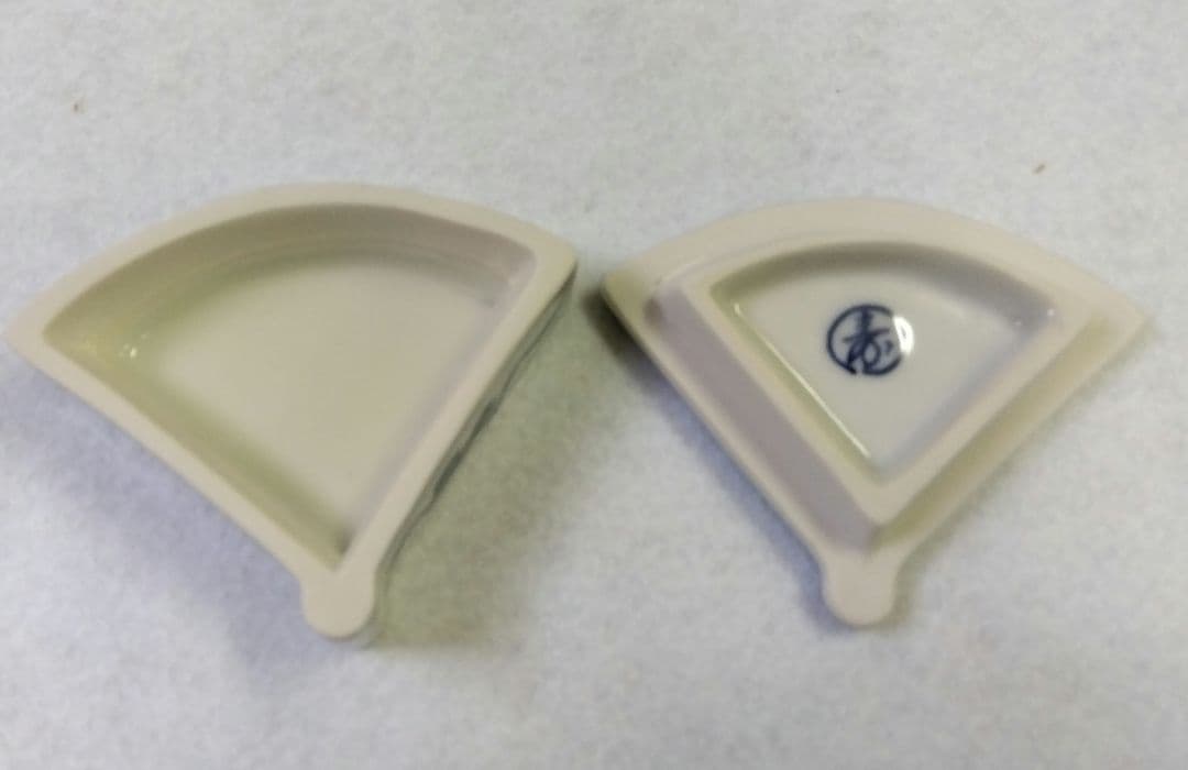 茶道具 香合 染付 開扇 五山窯 林秀峰 京焼 清水焼