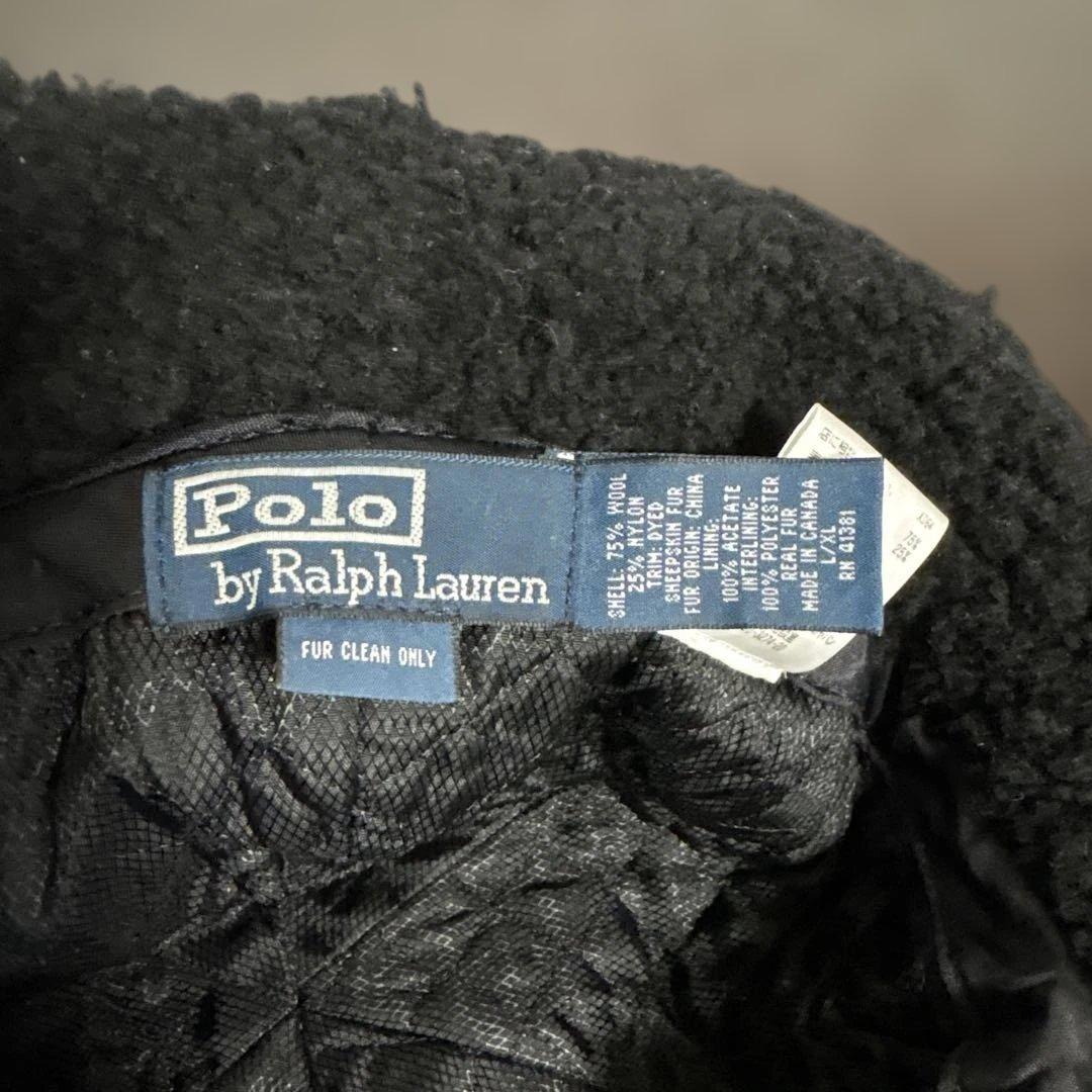 鬼*丸様 ラルフローレン ボアキャップ ウール100% カナダ製