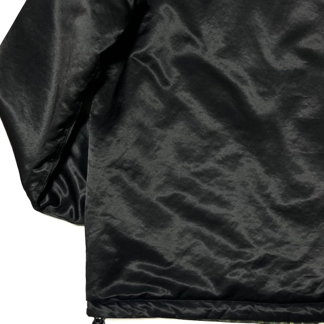 CRIMIE リバーシブルコーチジャケット レオパード サテン M