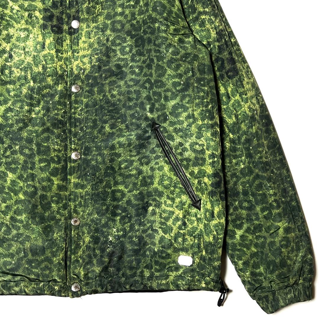 CRIMIE リバーシブルコーチジャケット レオパード サテン M