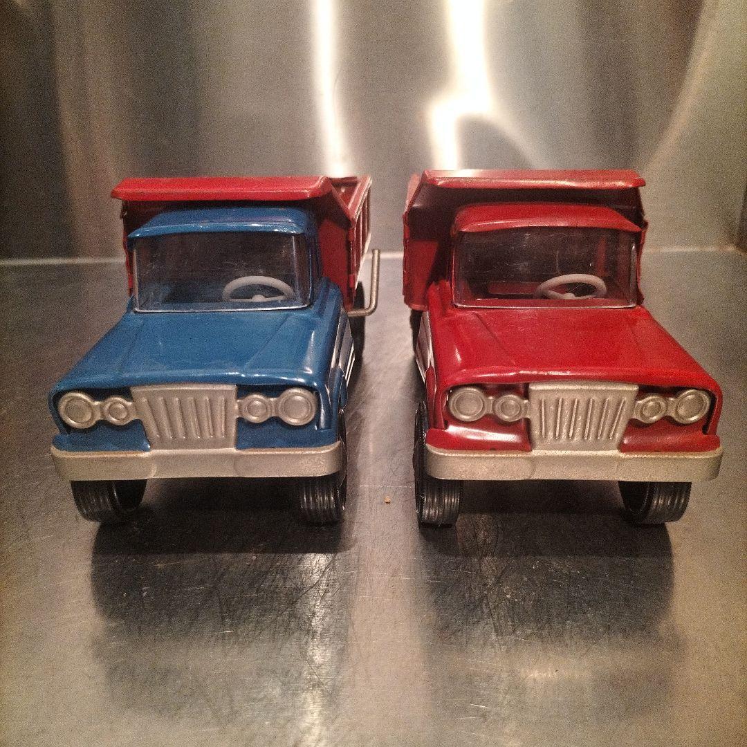 ダンプカー 2台セット 青 赤