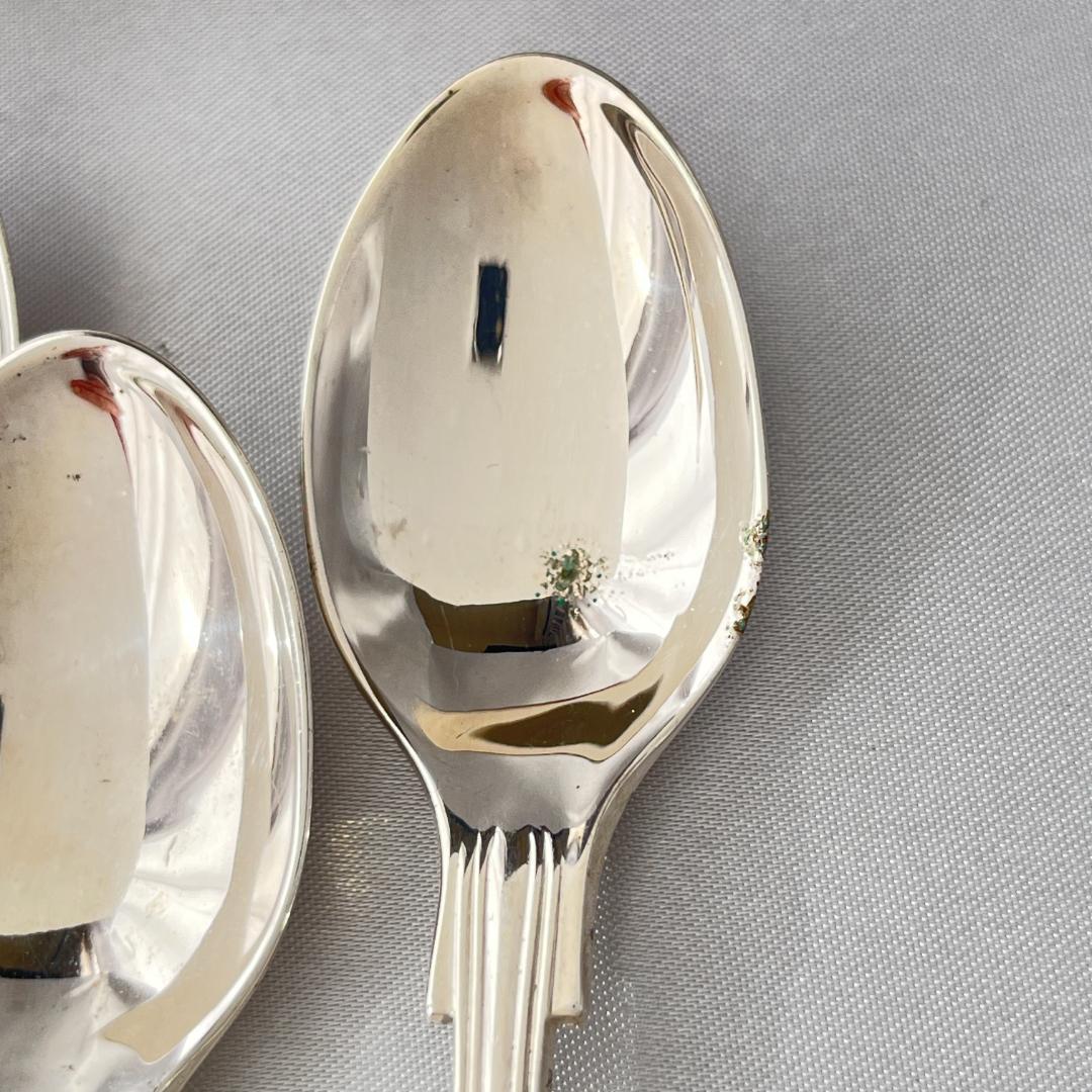 【英国】 キングスパターン ティースプーン 12本【シルバープレート】12cm