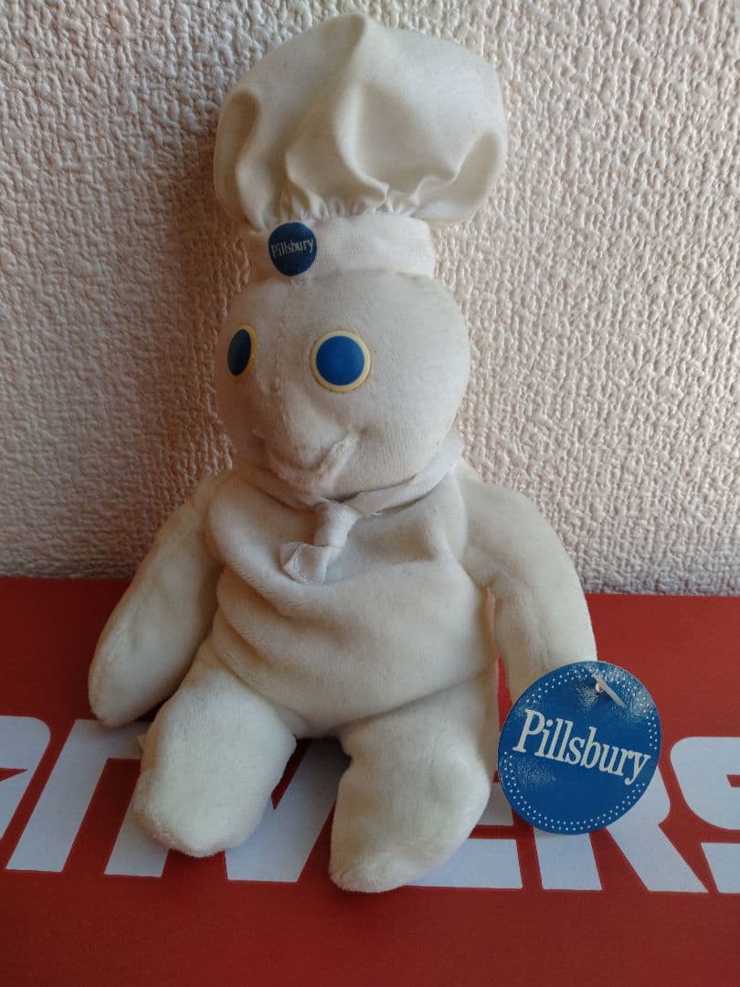 ビンテージ紙タグ付き 90's Pillsbury Doughboyドゥーボーイ