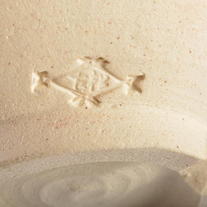 茶道具　萬古焼　松坂萬古　佐久間芳山　蔦の細道　茶碗　共箱　C　5696