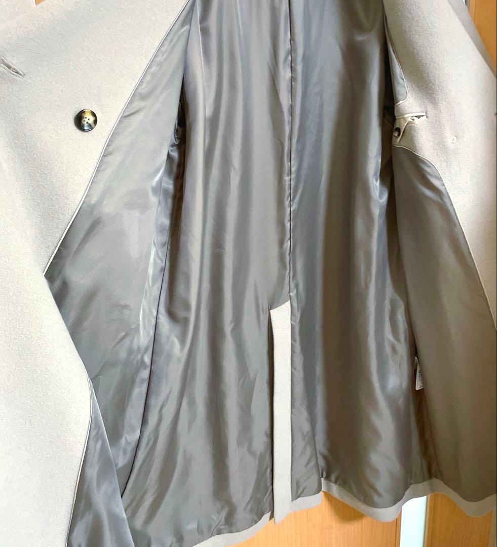 ☆ランラン☆スローブイエナ　ダブルフェイス　ウールチェスターコート　36