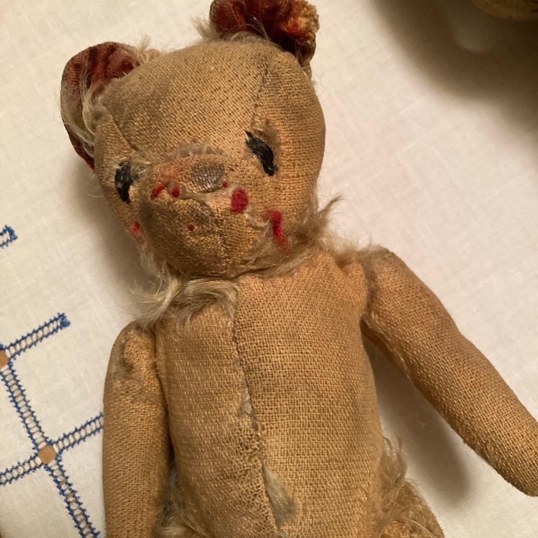 アンティーク茶色のテディベア