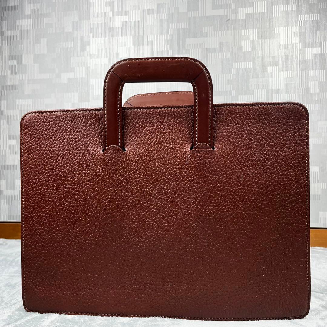 Burberry バーバリー ビジネスバッグ ブラウン レザー A4