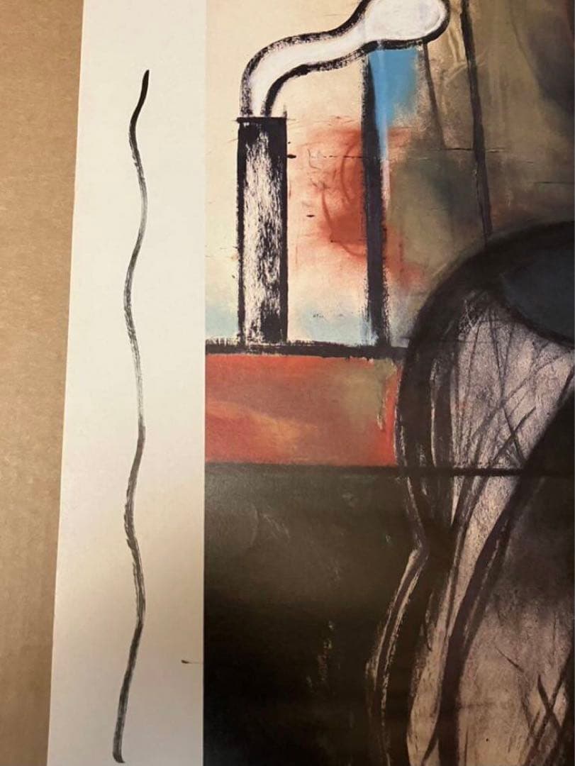 値下★大竹伸朗サイン、ドローイング入ポスター/84-87 / MICHIAKI画