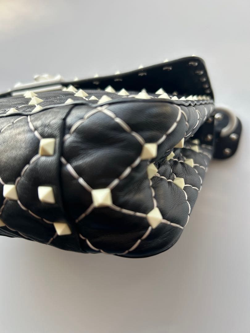 VALENTINO ロックスタッズスパイク　チェーンショルダーバッグ　2way