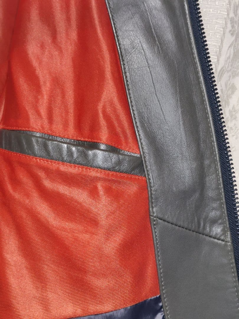 AVIREX レザージャケット 美品 シングルライダース 羊革 L