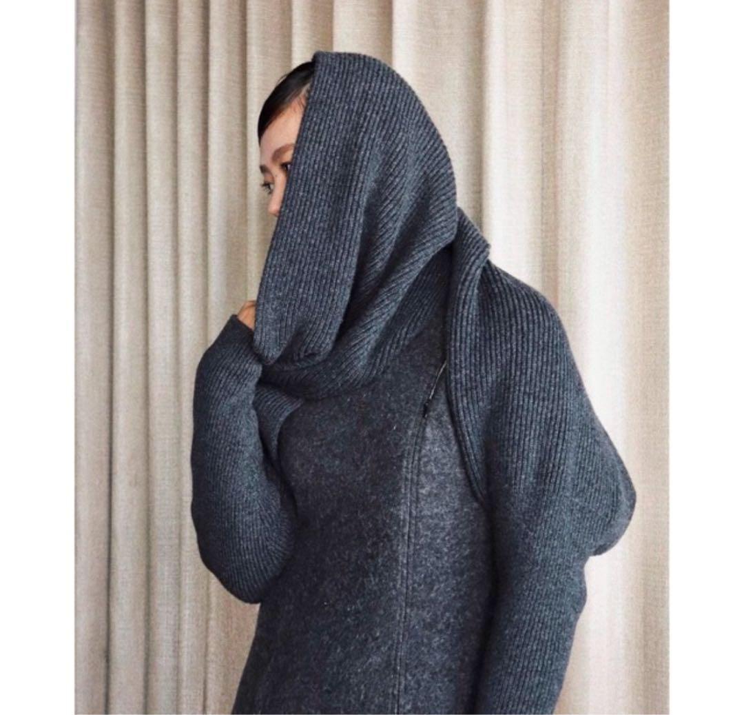 フミカウチダ fumika uchida オフショルダーニット マフラー