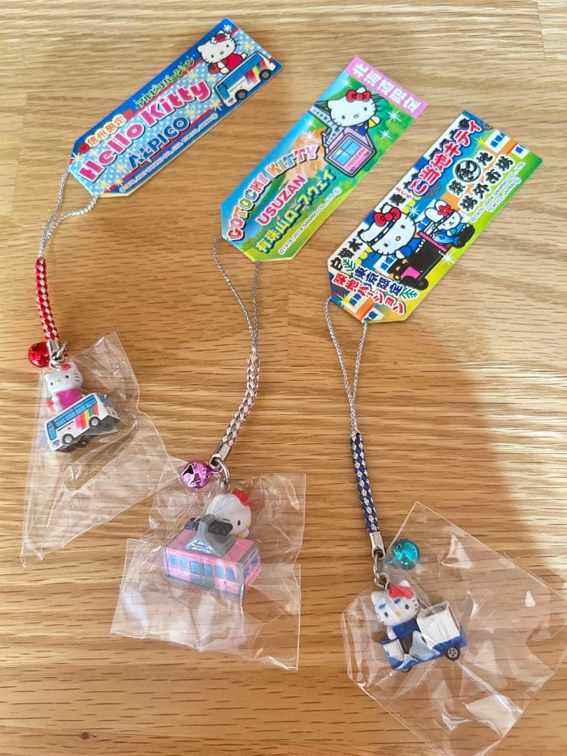 ご当地キティ　根付けストラップ　レア　アルピコ　ロープウェイ　築地市場