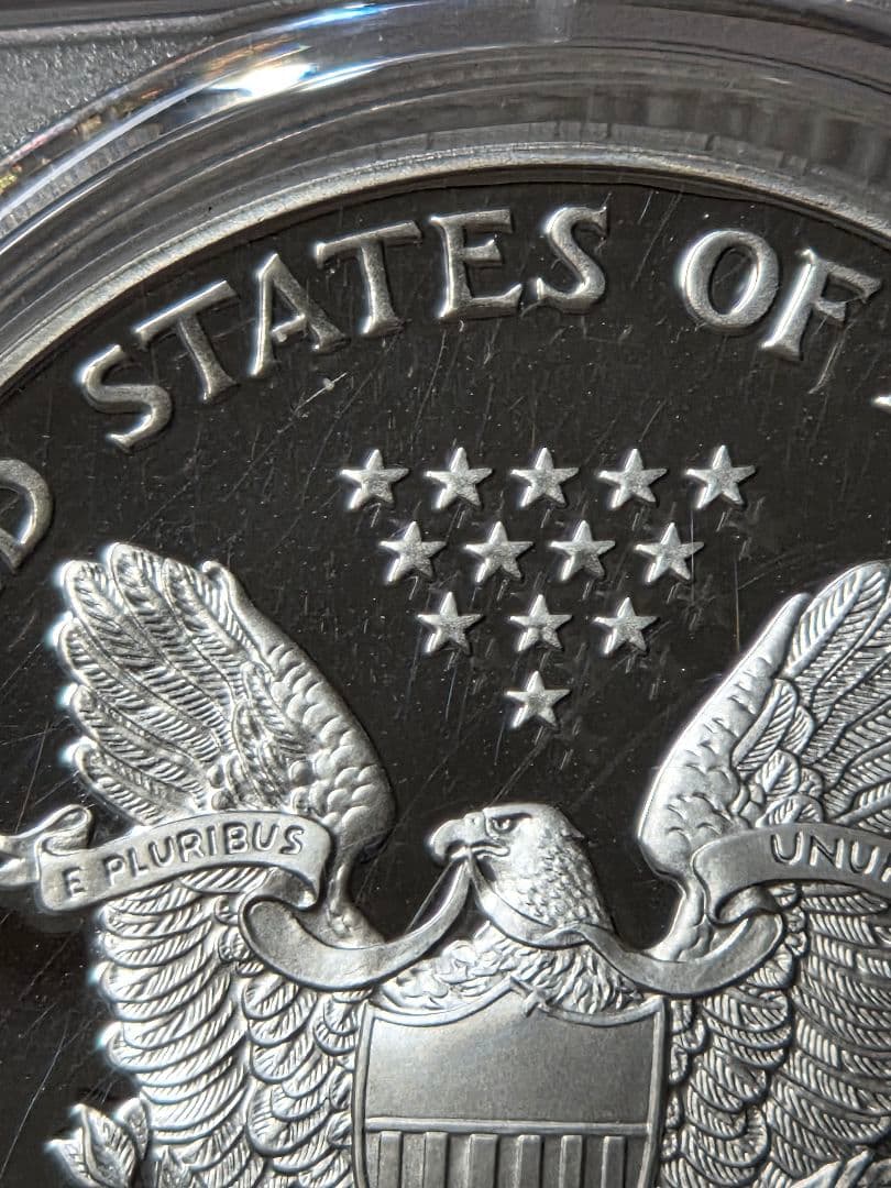 (PR69 DCAM)アメリカ合衆国　シルバー イーグル銀貨　2003 W