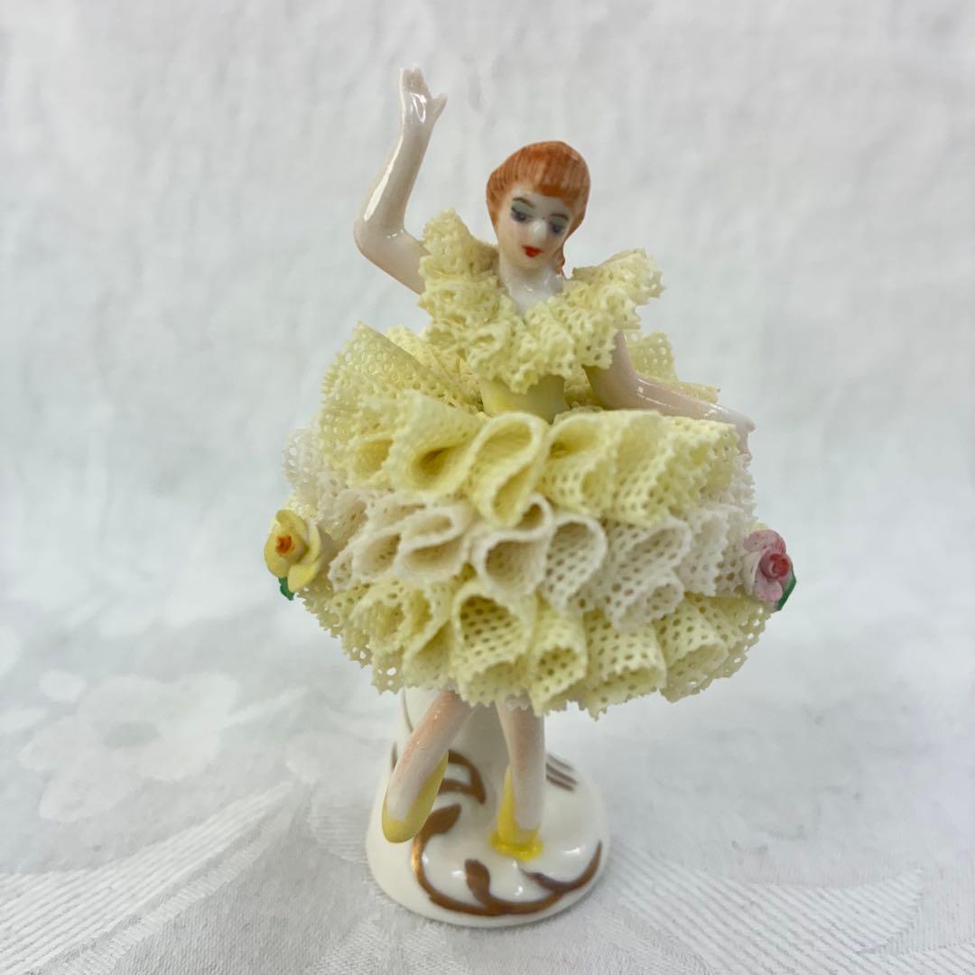 アイリッシュドレスデン レース陶器人形 \"Regina\"\"LLna\"3体セット②