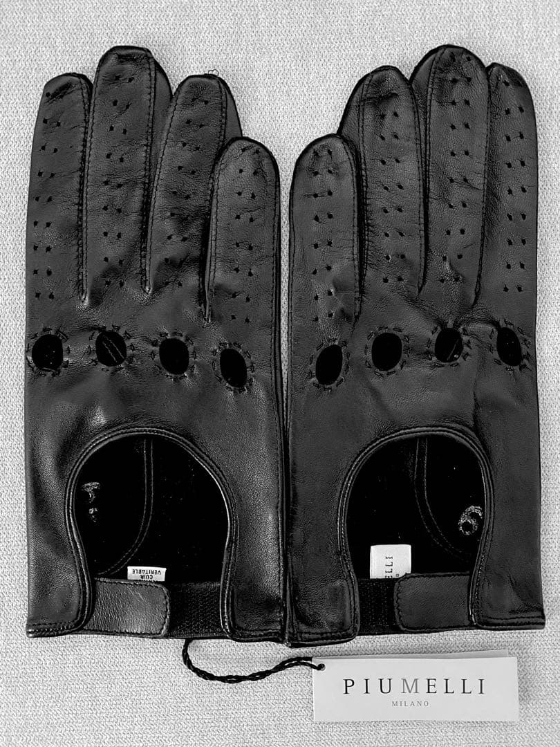 【最終値下げ】PIUMELLI ピウメッリ レザーグローブ 革手袋(fa)