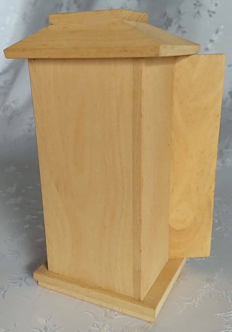 地蔵菩薩立像【極小】#400 厨子入り 木彫 仏像