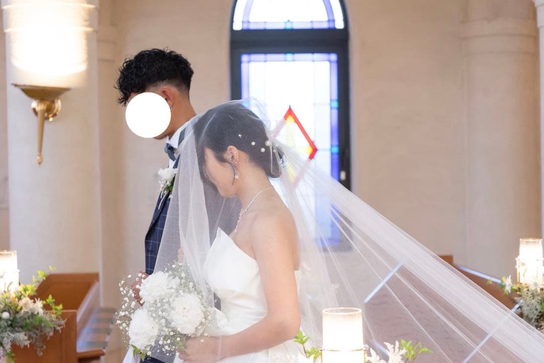 タカミブライダル　ウェデング　ベール　ロングベール　ラメ