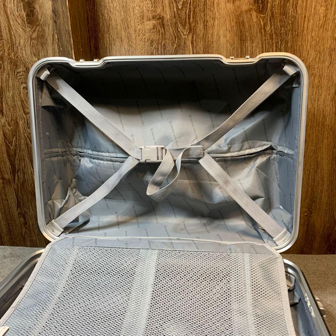 J456 スイスミリタリー スーツケース 38.5L ブルー 青